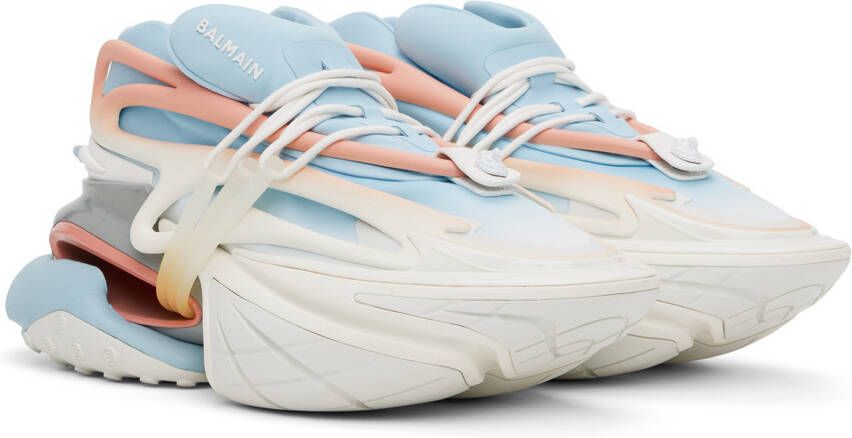 Balmain Blue & Pink Unicorn Sneakers