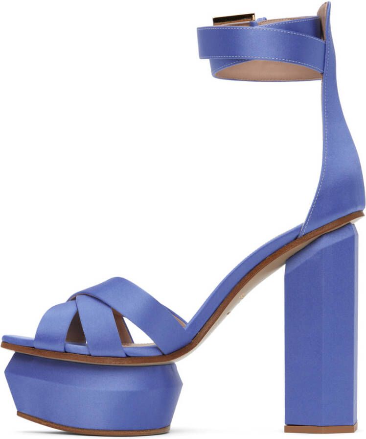 Balmain Blue Ava Sandals
