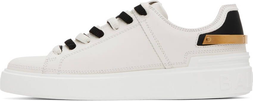 Balmain Off-White B-Court Sneakers