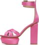 Balmain Pink Ava Sandals - Thumbnail 3