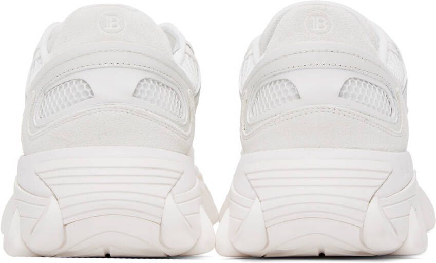 Balmain White B-East Sneakers