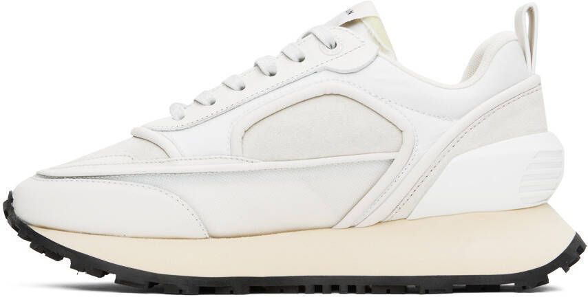 Balmain White Racer Sneakers