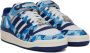 BAPE Blue & White adidas Edition Forum 84 Low Sneakers - Thumbnail 6