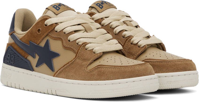 BAPE Brown & Navy SK8 Sta #4 M1 Sneakers