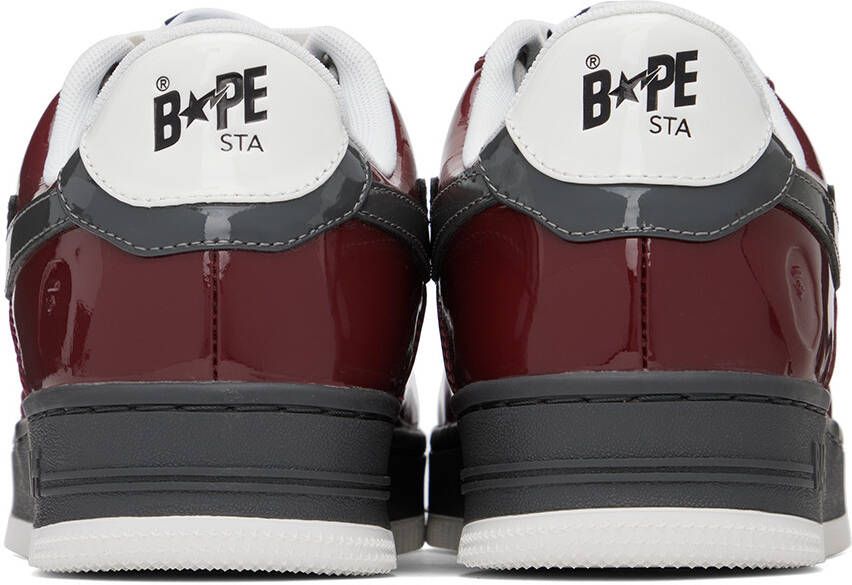 BAPE Burgundy StA M1 Sneakers