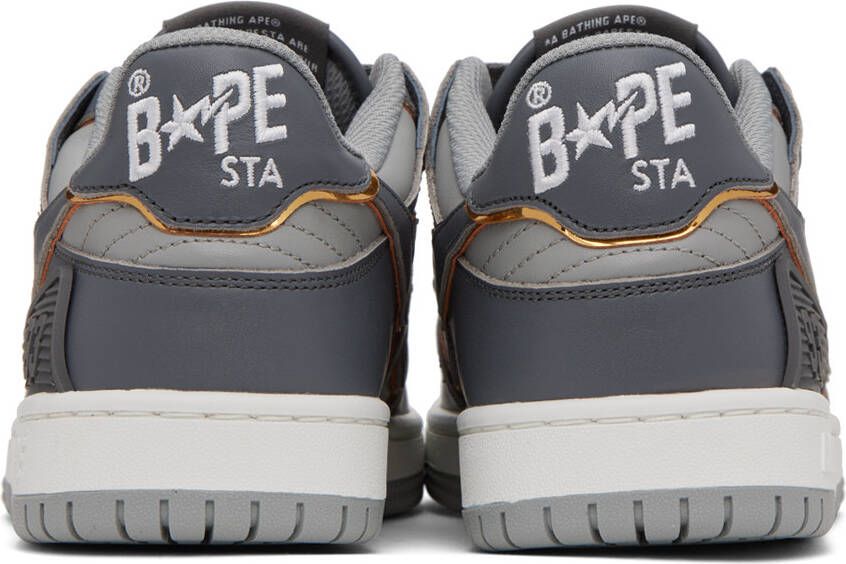 BAPE Gray SK8 STA #3 Sneakers