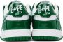 BAPE Green & White SK8 STA #5 Sneakers - Thumbnail 2