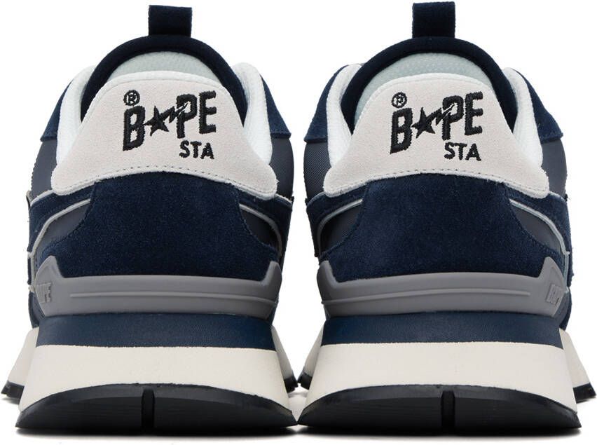 BAPE Navy & Gray Road Sta Express Sneakers