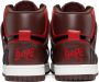 BAPE Red & Brown Sta 93 Hi Sneakers - Thumbnail 2