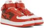 BAPE Red Sta #2 M1 Mid Sneakers - Thumbnail 4