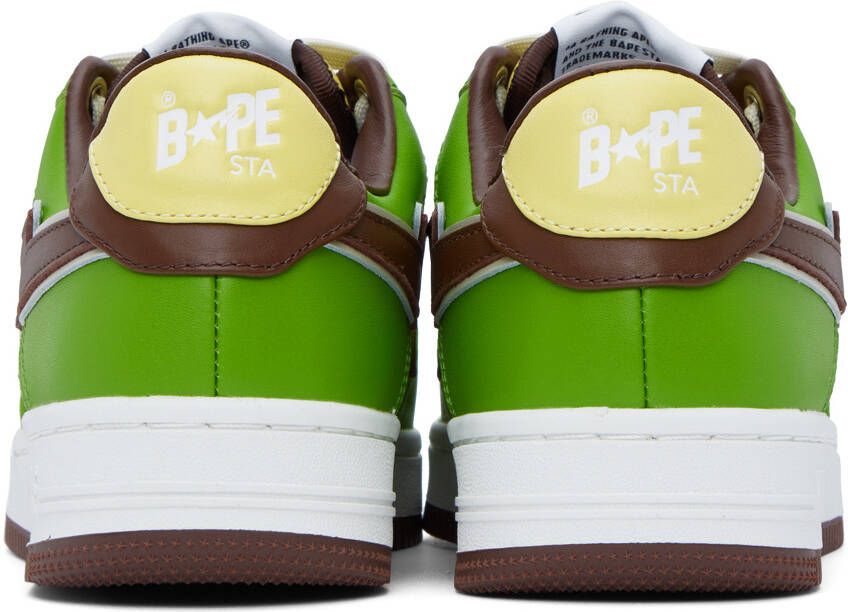 BAPE SSENSE Exclusive Green Sta Sneakers