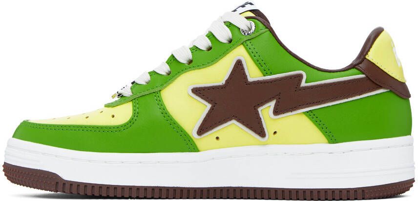 BAPE SSENSE Exclusive Green Sta Sneakers