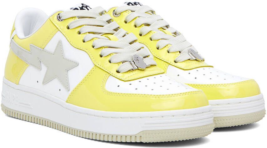 BAPE SSENSE Exclusive Yellow Sta Sneakers