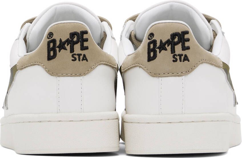 BAPE White Skull Sta M1 Sneakers