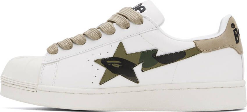 BAPE White Skull Sta M1 Sneakers