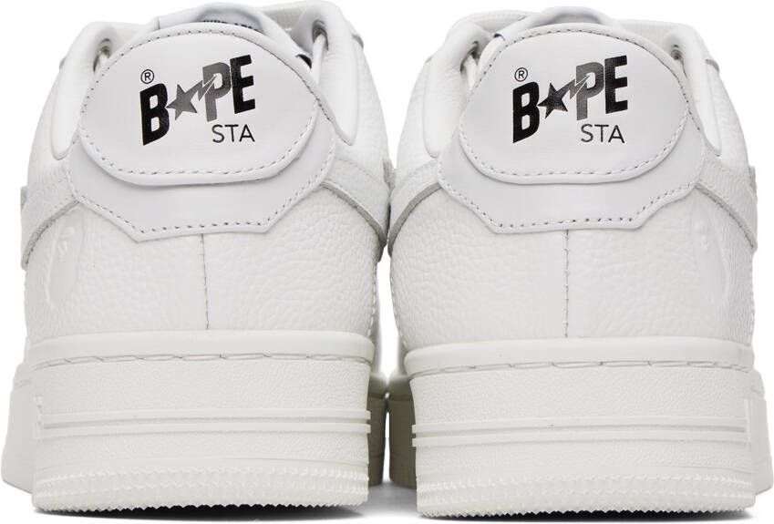 BAPE White STA #6 Sneakers