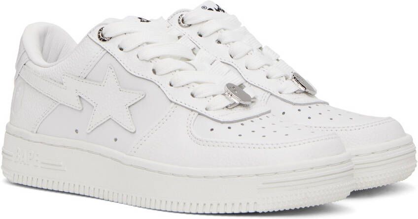 BAPE White STA #6 Sneakers