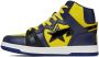 BAPE Yellow & Navy Sta 93 Hi Sneakers - Thumbnail 3