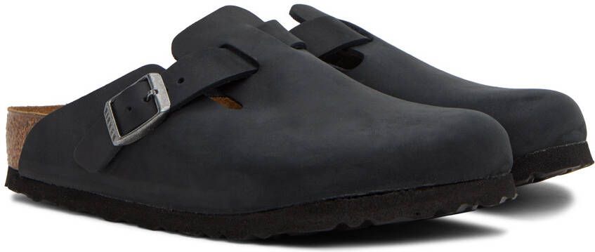 Birkenstock Black Boston Loafers