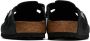 Birkenstock Black Oiled Leather Boston Loafers - Thumbnail 2