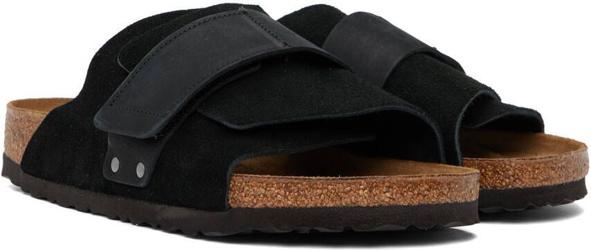 Birkenstock Black Regular Kyoto Sandals