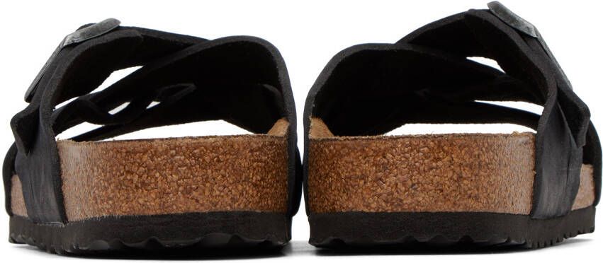 Birkenstock Black Regular Lugano Sandals