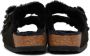 Birkenstock Black Narrow Shearling Arizona Sandals - Thumbnail 2
