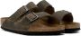 Birkenstock Brown Regular Arizona Soft Footbed Sandals - Thumbnail 4