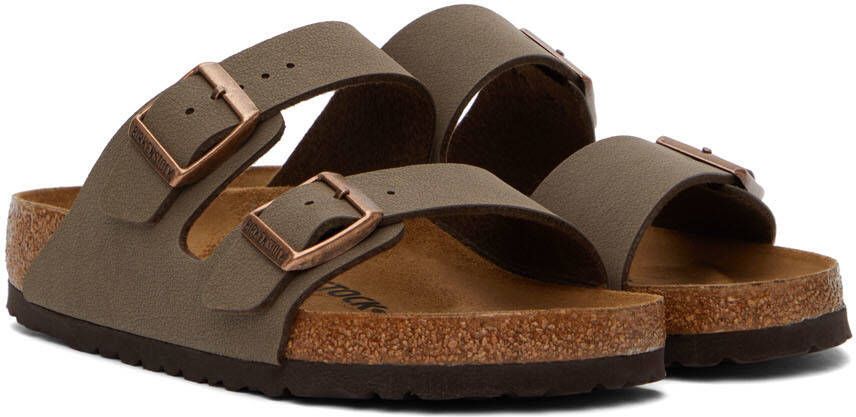 Birkenstock Brown Birkibuc Arizona Sandals