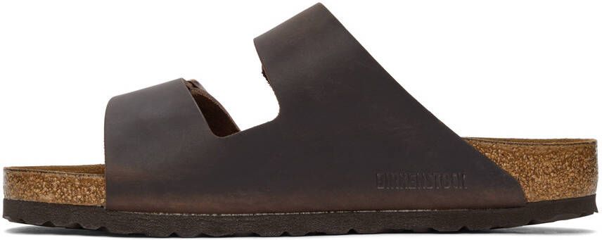 Birkenstock Brown Regular Leather Arizona Sandals