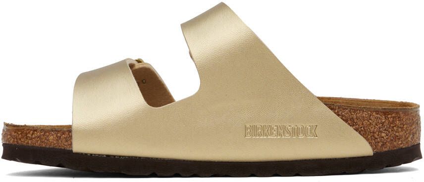 Birkenstock Gold Narrow Arizona Sandals