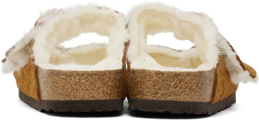 Birkenstock Tan Regular Arizona Shearling Sandals