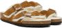 Birkenstock Brown Regular Shearling Arizona Sandals - Thumbnail 4