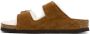 Birkenstock Tan Narrow Shearling Arizona Sandals - Thumbnail 3