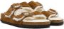 Birkenstock Tan Narrow Shearling Arizona Sandals - Thumbnail 4