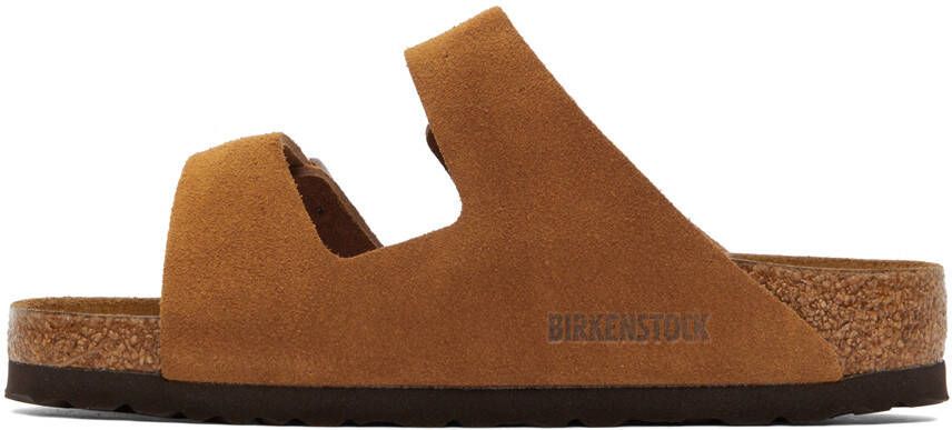 Birkenstock Tan Soft Footbed Arizona Sandals