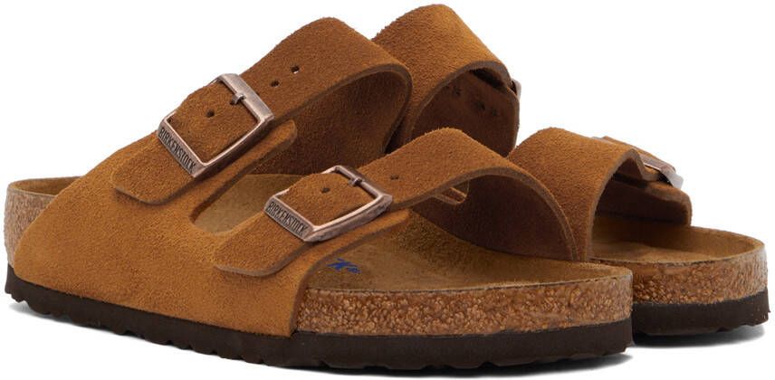 Birkenstock Tan Soft Footbed Arizona Sandals