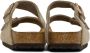 Birkenstock Taupe Narrow Arizona Sandals - Thumbnail 2