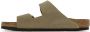 Birkenstock Taupe Regular Arizona Soft Footbed Sandals - Thumbnail 6