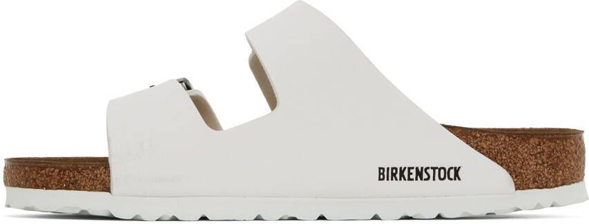Birkenstock White Regular Arizona Sandals