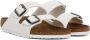 Birkenstock White Regular Arizona Sandals - Thumbnail 4
