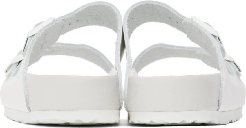 Birkenstock White Regular Arizona Sandals