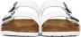 Birkenstock White Regular Birko-Flor Arizona Sandals - Thumbnail 2