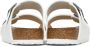 Birkenstock White Regular Birko-Flor Arizona Sandals - Thumbnail 4