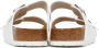 Birkenstock White Regular Soft Footbed Arizona Sandals - Thumbnail 2