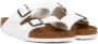 Birkenstock White Regular Soft Footbed Arizona Sandals - Thumbnail 4