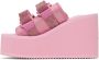 Blumarine Pink Suicoke Edition MOTO-Cab Heeled Sandals - Thumbnail 3