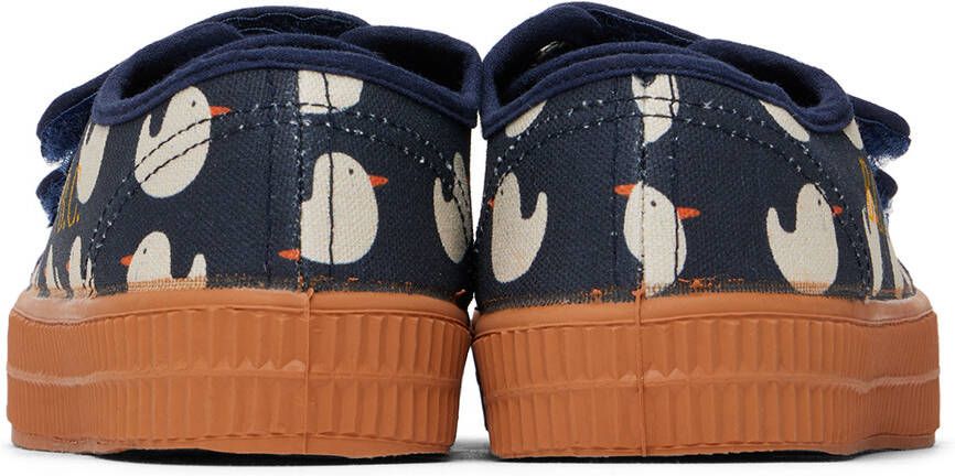 Bobo Choses Kids Navy Rubber Duck All Over Sneakers