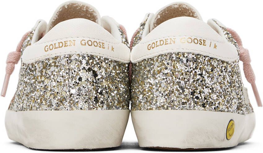 Bonpoint Kids Silver & White Golden Goose Edition Golstar Sneakers