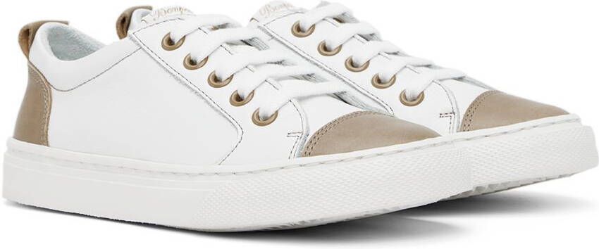 Bonpoint Kids White Basket Archie Sneakers
